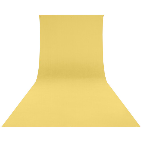 Westcott Wrinkle-Resistant Backdrop (Canary Yellow 9 x 20')