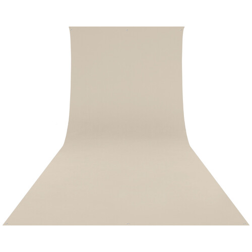 Westcott Wrinkle-Resistant Backdrop (Buttermilk White 9 x 20')