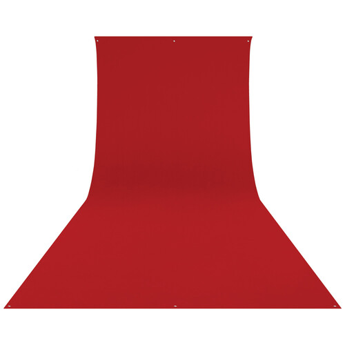 Westcott Wrinkle-Resistant Backdrop (Scarlet Red 9 x 20')