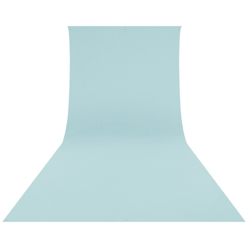 Westcott Wrinkle-Resistant Backdrop (Pastel Blue 9 x 20')