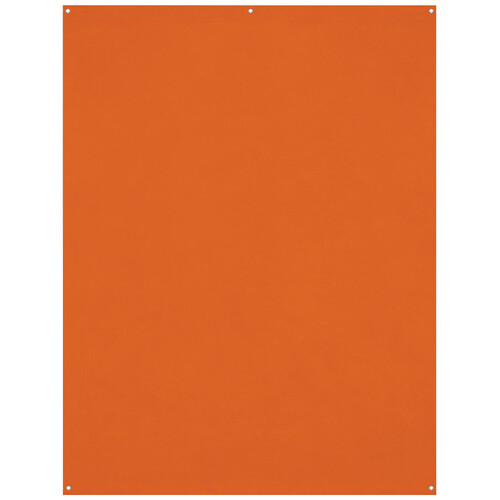 Westcott Wrinkle-Resistant Backdrop (Tiger Orange 5 x 7')
