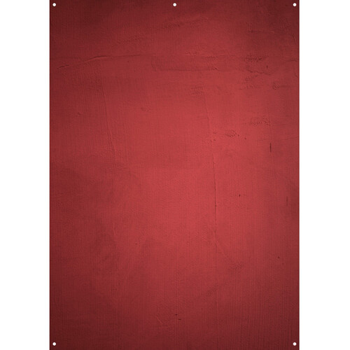 Westcott X-Drop Canvas Backdrop (Aged Red Wall 5 x 7')