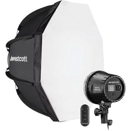Westcott U60-B Bi-Color LED Monolight with Octabox (1-Light Kit)