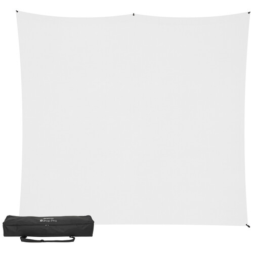 Westcott X-Drop Pro Wrinkle-Resistant Backdrop Kit (High-Key White 8 x 8')