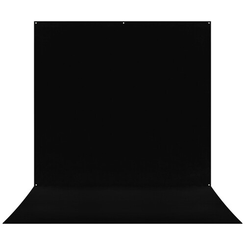 Westcott X-Drop Pro Wrinkle-Resistant Backdrop Sweep&nbsp(Rich Black 8 x 13')