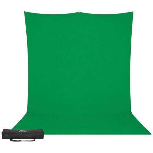 Westcott X-Drop Pro Wrinkle-Resistant&nbspSweep Backdrop Kit (Chroma-Key Green 8 x 13')