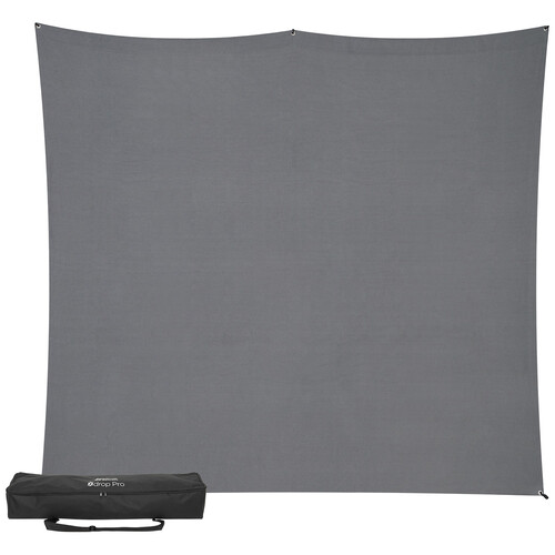 Westcott X-Drop Pro Fabric Backdrop Kit (Neutral Gray 8 x 8')
