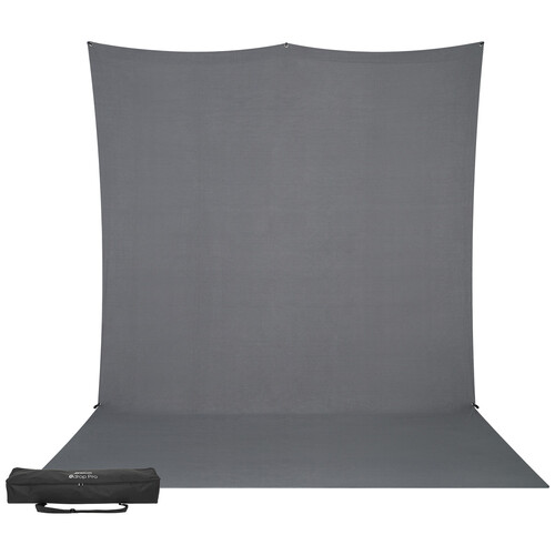 Westcott X-Drop Pro Fabric Backdrop Kit (Neutral Gray 8 x 13')