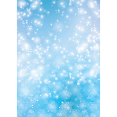Westcott Bokeh Art Canvas Backdrop with Grommets (5 x 7' Blue)