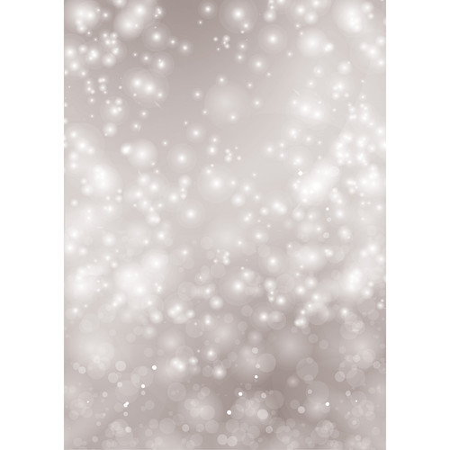 Westcott Bokeh Art Canvas Backdrop with Grommets (5 x 7' Gray)