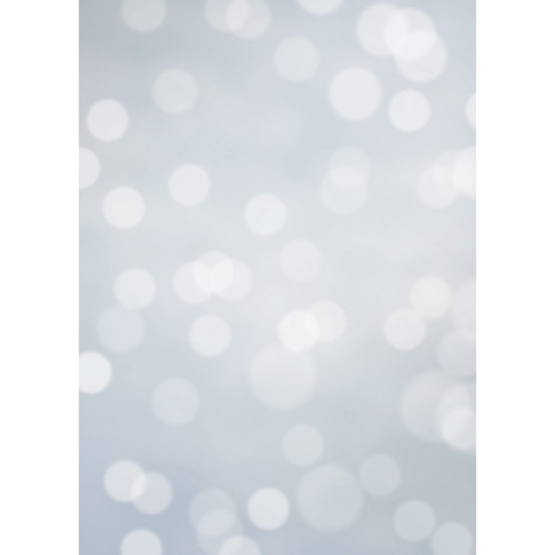 Westcott Subtle Bokeh Art Canvas Backdrop with Grommets (5 x 7' Gray)