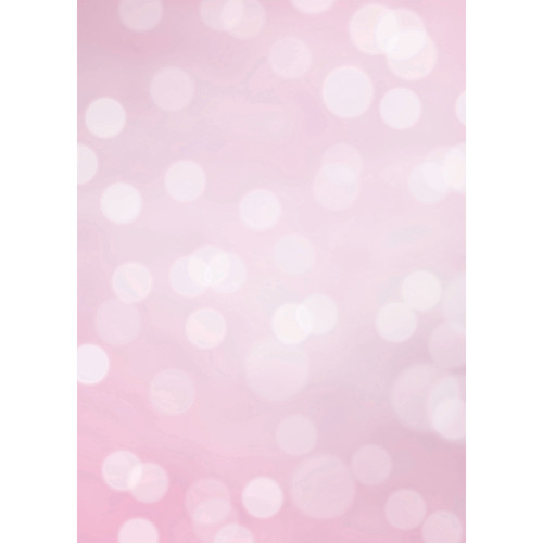 Westcott Subtle Bokeh Art Canvas Backdrop with Grommets (5 x 7' Pink)