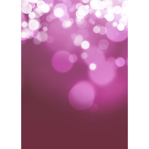Westcott X-Drop Canvas Backdrop with Grommets (Pink Gradient Bokeh 5 x 7')