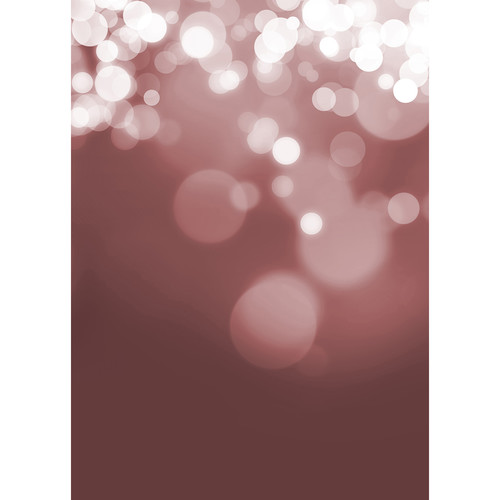 Westcott X-Drop Canvas Backdrop with Grommets (Red Gradient Bokeh 5 x 7')