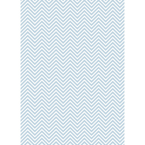 Westcott Classic Chevron Art Canvas Backdrop with Grommets (5 x 7' Light Blue)