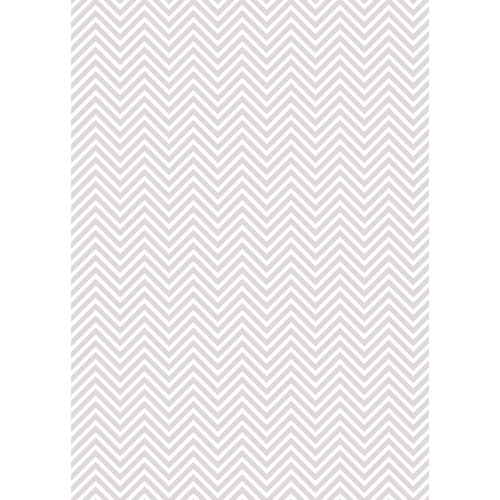 Westcott Classic Chevron Art Canvas Backdrop with Grommets (5 x 7' Light Gray)