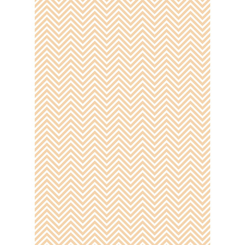 Westcott Classic Chevron Art Canvas Backdrop with Grommets (5 x 7' Light Orange)