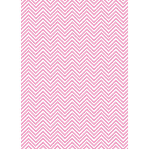 Westcott Classic Chevron Art Canvas Backdrop with Grommets (5 x 7' Light Pink)