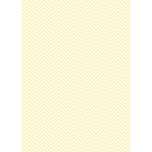 Westcott Classic Chevron Art Canvas Backdrop with Grommets (5 x 7' Light Yellow)