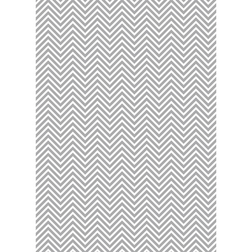 Westcott Classic Chevron Art Canvas Backdrop with Grommets (5 x 7' Bold Gray)