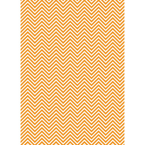 Westcott Classic Chevron Art Canvas Backdrop with Grommets (5 x 7' Bold Orange)