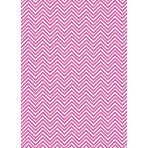 Westcott Classic Chevron Art Canvas Backdrop with Grommets (5 x 7' Bold Pink)