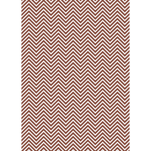 Westcott Classic Chevron Art Canvas Backdrop with Grommets (5 x 7' Rich Brown)