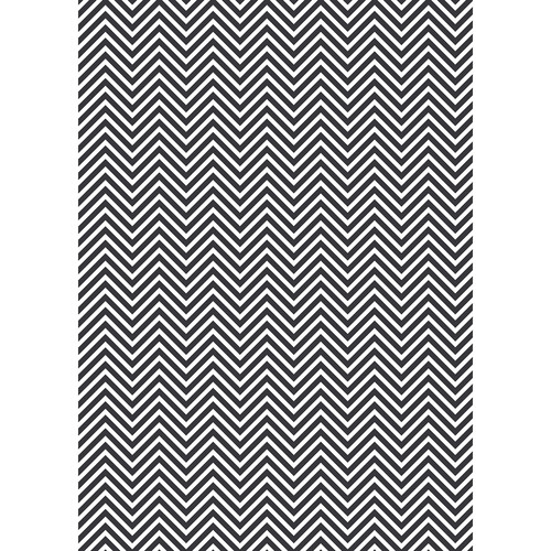 Westcott Classic Chevron Art Canvas Backdrop with Grommets (5 x 7' Rich Gray)