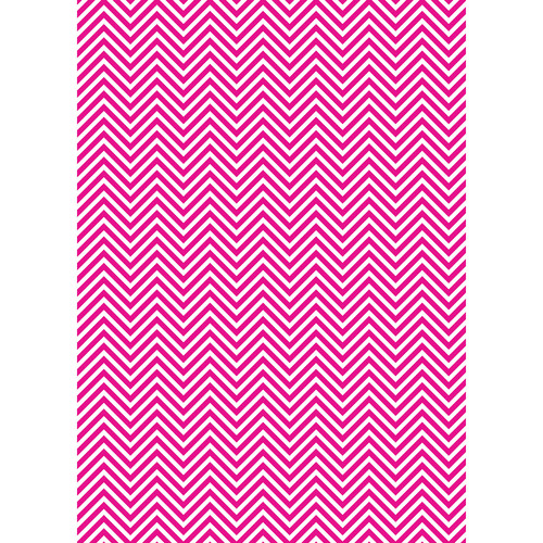 Westcott Classic Chevron Art Canvas Backdrop with Grommets (5 x 7' Rich Pink)