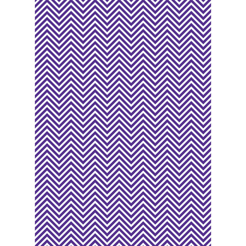 Westcott Classic Chevron Art Canvas Backdrop with Grommets (5 x 7' Rich Purple)