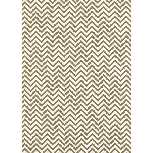 Westcott Narrow Chevron Art Canvas Backdrop with Grommets (5 x 7' Tan)