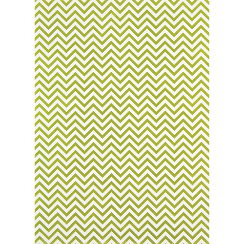 Westcott Narrow Chevron Art Canvas Backdrop with Grommets (5 x 7' Yellow)