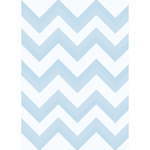 Westcott Wide Chevron Art Canvas Backdrop with Grommets (5 x 7' Blue)