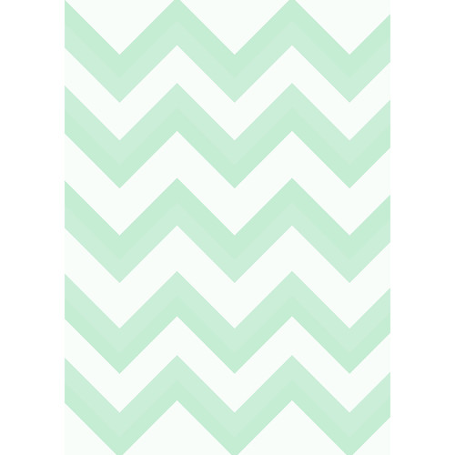Westcott Wide Chevron Art Canvas Backdrop with Grommets (5 x 7' Green)
