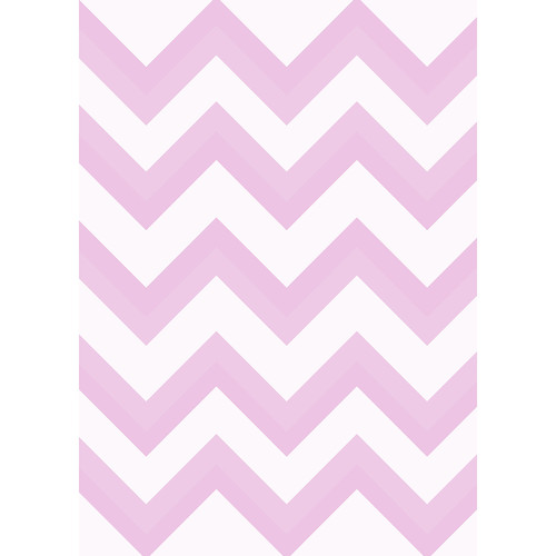 Westcott Wide Chevron Art Canvas Backdrop with Grommets (5 x 7' Pink)