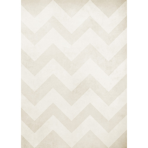 Westcott Washed Chevron Art Canvas Backdrop with Grommets (5 x 7' Light Brown)