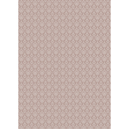 Westcott Classic Damask Art Canvas Backdrop with Grommet Attachment (5 x 7' Brown)