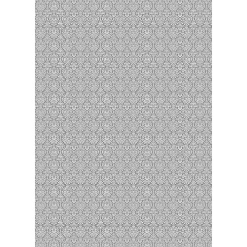 Westcott Classic Damask Art Canvas Backdrop with Grommet Attachment (5 x 7' Gray)