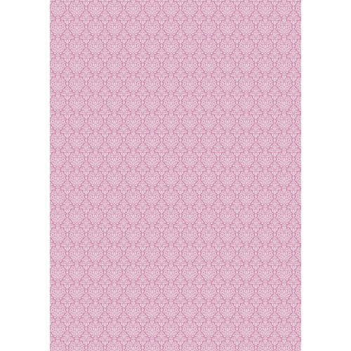 Westcott Classic Damask Art Canvas Backdrop with Grommet Attachment (5 x 7' Pink)