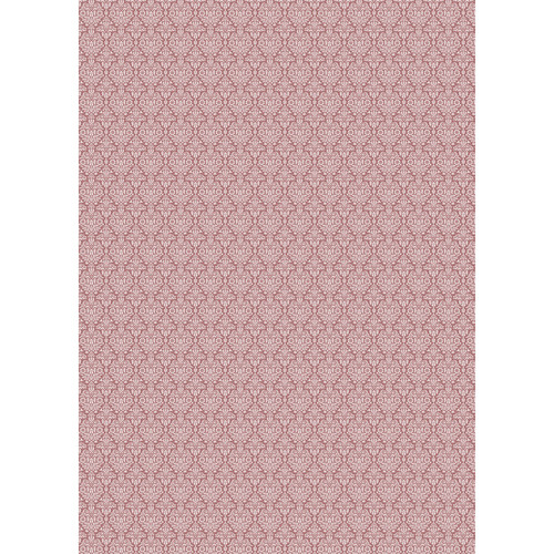 Westcott Classic Damask Art Canvas Backdrop with Grommet Attachment (5 x 7' Red)