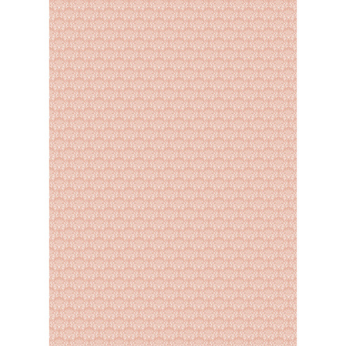 Westcott Elegant Damask Art Canvas Backdrop with Grommets (5 x 7' Orange)