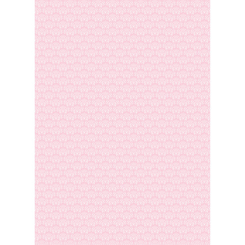 Westcott Elegant Damask Art Canvas Backdrop with Grommets (5 x 7' Pink)