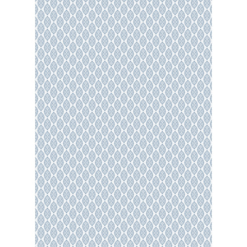 Westcott Modern Damask Art Canvas Backdrop with Grommets (5 x 7' Light Blue)