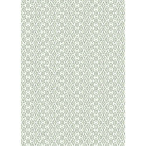 Westcott Modern Damask Art Canvas Backdrop with Grommets (5 x 7' Light Sage)