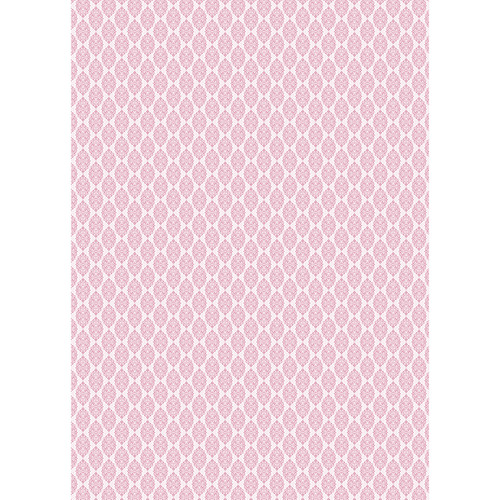 Westcott Modern Damask Art Canvas Backdrop with Grommets (5 x 7' Light Pink)