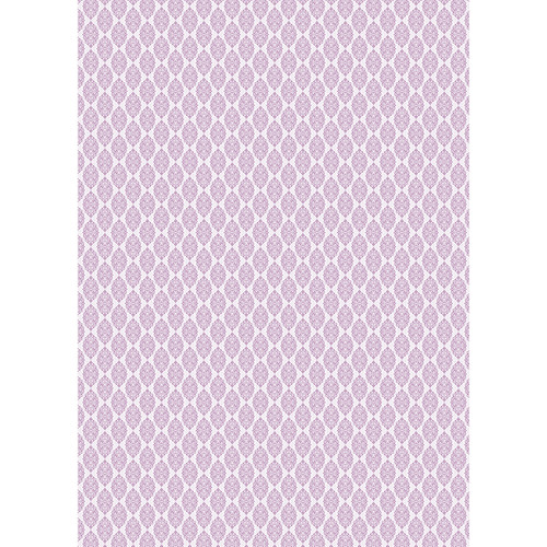 Westcott Modern Damask Art Canvas Backdrop with Grommets (5 x 7' Light Plum)