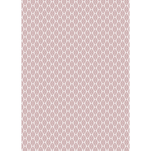 Westcott Modern Damask Art Canvas Backdrop with Grommets (5 x 7' Light red)