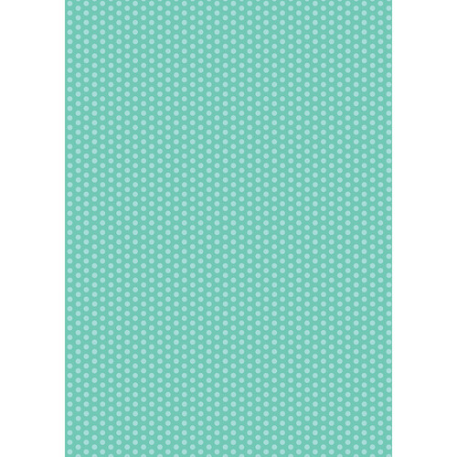 Westcott Small Dots Art Canvas Backdrop with Grommets (5 x 7' Turquoise)