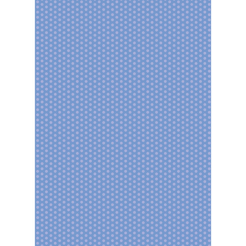 Westcott Small Dots Art Canvas Backdrop with Grommets (5 x 7' Blue)