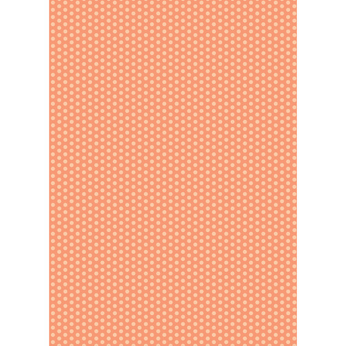 Westcott Small Dots Art Canvas Backdrop with Grommets (5 x 7' Orange)
